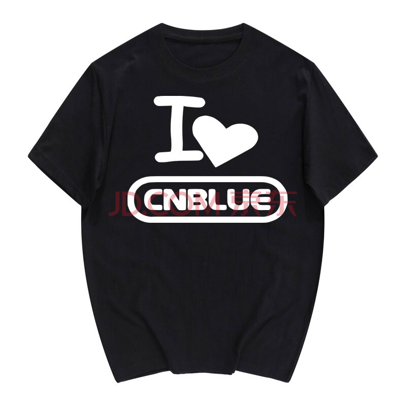 cnblue郑容和 粉丝应援服打歌服 i love t恤短袖 音乐周边 男士夏季
