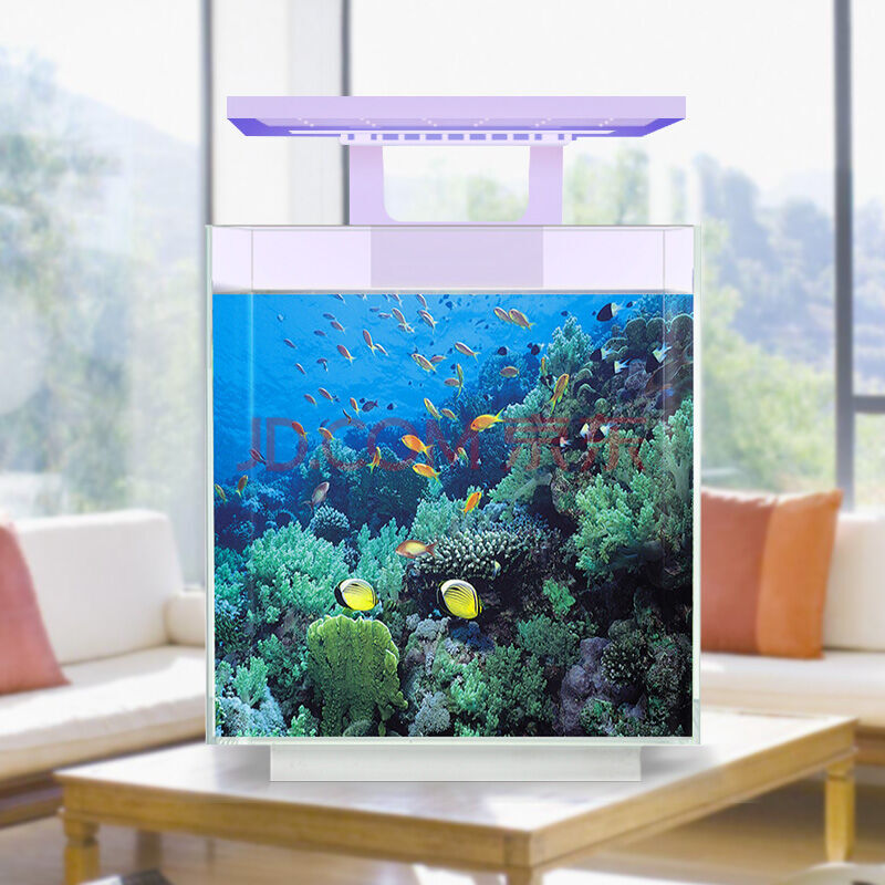 聚宝源 超白鱼缸 水族箱 金鱼缸 玻璃鱼缸 乌龟缸 jkl250缸 底座