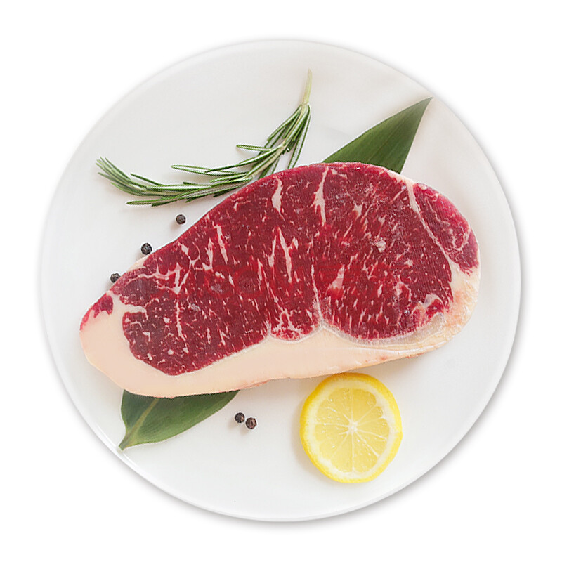 玺宴 加拿大西冷牛排 200g/袋 原切牛排 谷饲aaa级牛肉 含料包黄油