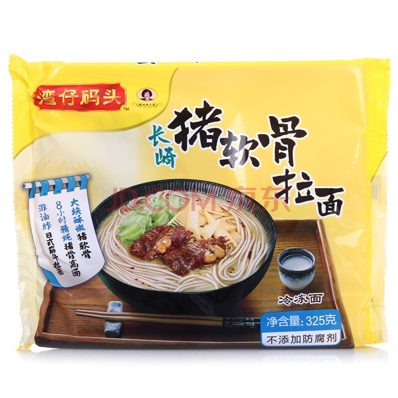 湾仔码头 长崎猪软骨拉面 325g