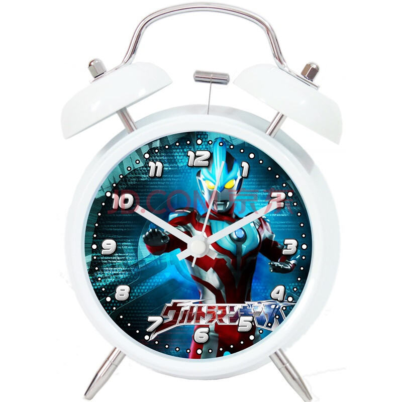 银河奥特曼闹钟超人迪加艾克斯闹钟动漫卡通儿童静音 奥特曼 银河