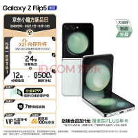 三星 SAMSUNG Galaxy Z Flip5 大视野外屏 掌心折叠 5G折叠手机 8GB+512GB 冰薄荷升杯