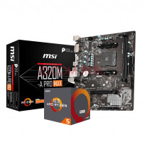 AMD R5/R7 5600X 5700G 5800X搭华硕B450B550CPU主板套装 微星A320M-A PRO MAX R5 5600G(散片)套装带核显