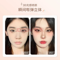 BAINHR高光修容一体盘哑光提亮立体阴影鼻影元气裸妆自然显色#02树影盘