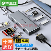  Type-CչUSB-CתHDMI׵3/4չVGAתͷ3.5ƵƻMacBookԻΪʼǱʮһ