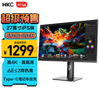 HKC 27Ӣ 4K IPS Type-C 90WʼǱ HDR400Ļ Ⱞ۹ɫ תʾ P272U Pro