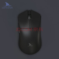 达摩鲨 M3 三模无线鼠标 蓝牙2.4G有线轻量化游戏电竞鼠标 PAW3395 中大手对称 鼠标 M3黑色