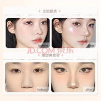 水散高光修容一体盘哑光提亮立体阴影鼻影元气裸妆自然显色#02树影盘