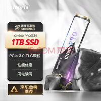 七彩虹(Colorful) 1TB SSD固态硬盘 M.2接口(NVMe协议) CN600 PRO系列PCIe 3.0 x4 可高达3400MB/s