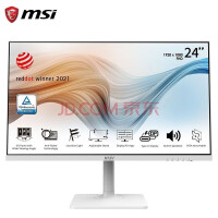 微星（MSI） 1080P高清电脑显示器75Hz IPS屏 旋转升降 type-C口反向供电内置音箱 IPS 27英寸升降旋转 白色MD272PW