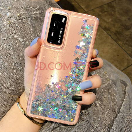 适用于华为p40手机壳液态流沙壳华为p40pro全包防摔硅胶软壳 华为p40