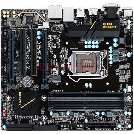 技嘉(gigabyte)z170m-d3h主板 (intel z170/lga 1151)