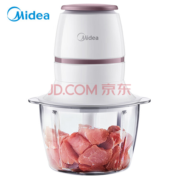 美的（Midea）绞肉机 家用多功能料理机 肉馅机打肉机切菜搅拌机LZ20Easy102