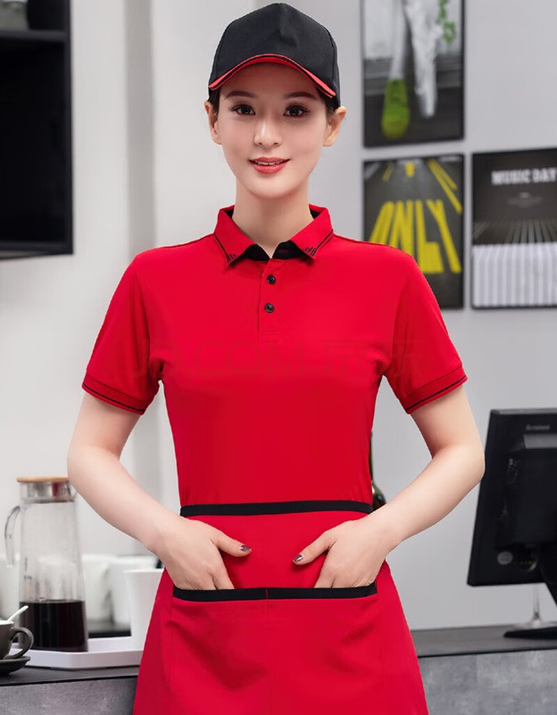 夏季男女团体服广告文化衫工作服t恤短袖定制服务员工