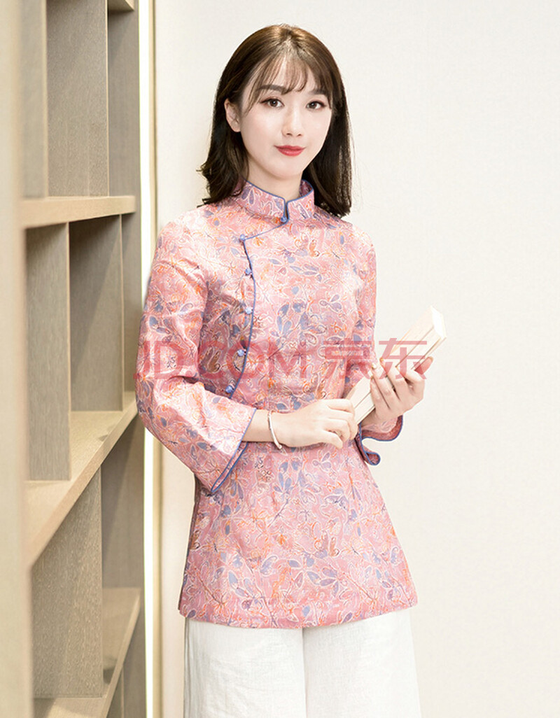 筠雅唐装女中国风旗袍上衣短款日常可穿复古出游名媛苎麻中式女装 j3