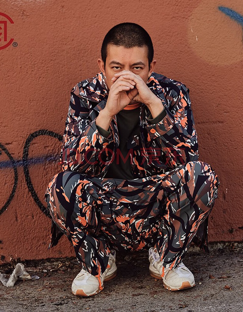 【clot】虎纹荆棘丛林夹克20荆棘系列橄榄色陈冠希主理 橄榄色 0xl