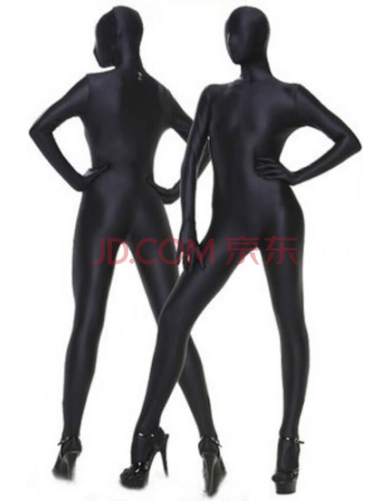 kigurumi全包紧身衣莱卡舞台表演服装隐形人服装zentai 蓝色 xxl