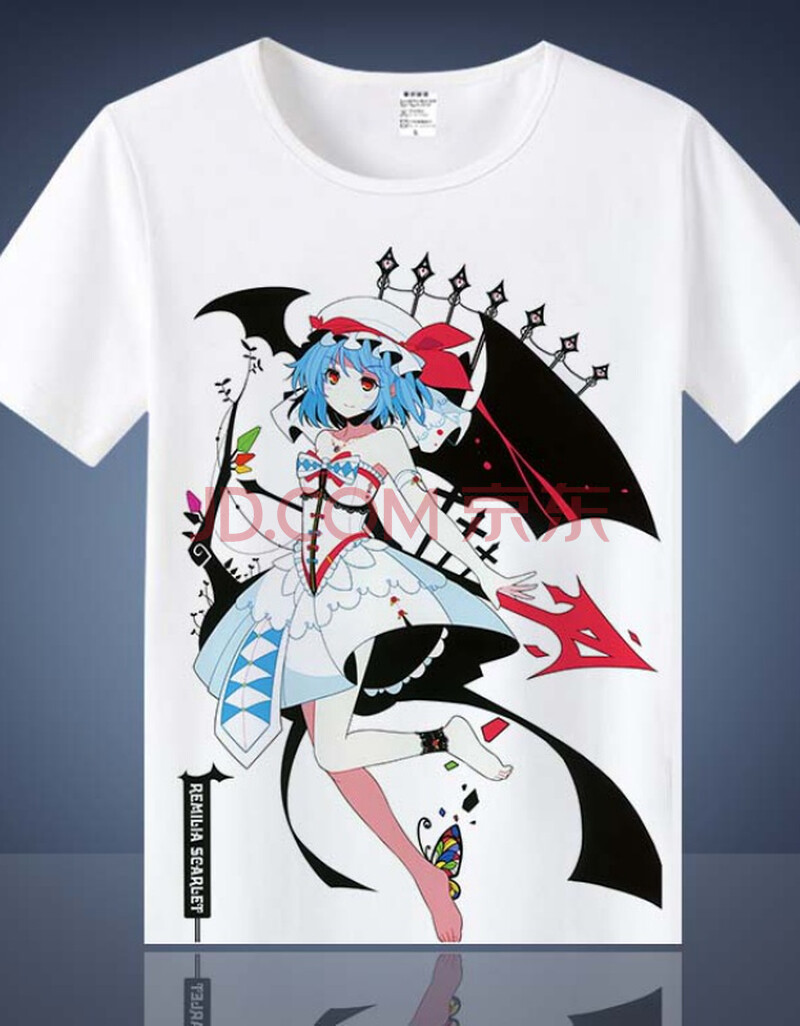 东方project 博丽灵梦 雾雨魔理沙 日本二次元衣服动漫周边t恤夏 12 m