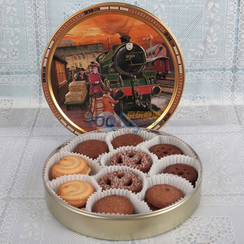 丹麦jacobsens杰克布森火车头斯堪维亚混装曲奇饼干200g