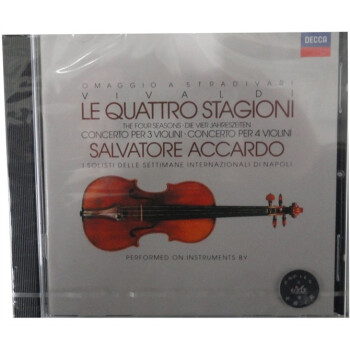 {Philips} CD ά߶ڣļCD Vivaldi: Le Quattro Stagioni; Concerto per 3 Violini; Concerto per 4 Violini