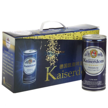 Kaiserdom 凯撒黄啤 礼盒装1L*4罐