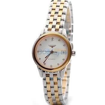 浪琴(longines)flagship 军旗系列机械女表l4.274.3.27.