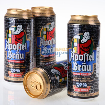 正品Apostel Bräu爱士堡听装啤酒500ml*4，36元包邮