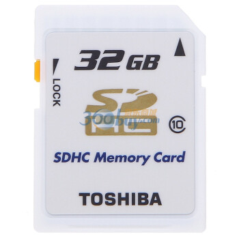 TOSHIBA 东芝 SDHC 高速SD存储卡（Class10、32GB）