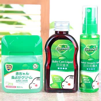 金盾康馨 贝贝金水亲子套装（金水125ml+花露水65ml+驱蚊霜55g）