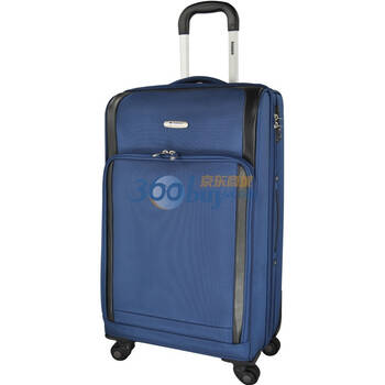 hippo河马仿1680d尼龙布四轮拉杆箱v307蓝色25寸配tsa海关锁
