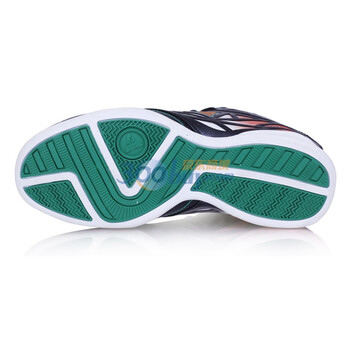 adivon阿迪王 新款男子篮球鞋 al1107 黑绿 45