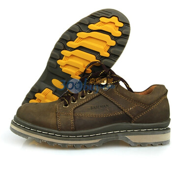 美国棒球手头层牛皮男鞋时尚休闲大头鞋11337508 浅棕色 38