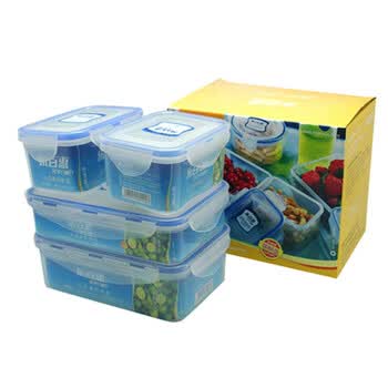 乐百惠保鲜盒套装4件套rw18t04