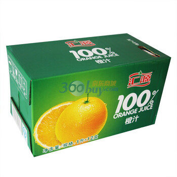 汇源100%橙汁1l*12盒 不添加糖,色素,防腐剂