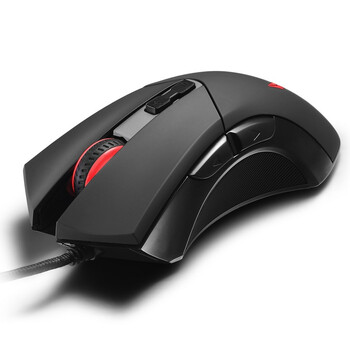 多彩(delux) m555 有线游戏鼠标 3色呼吸灯 3档dpi调节