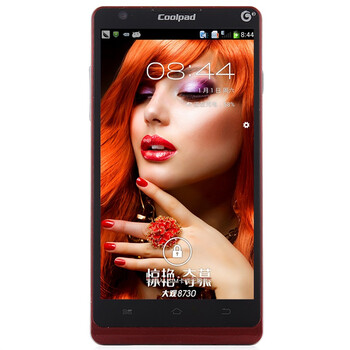 酷派(coolpad)8730 3g手机(朱砂红)td-scdma/gsm(限河北用户)