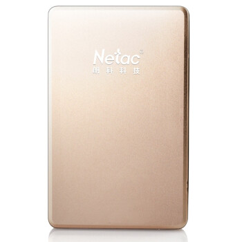Netac朗科 K206全金属移动硬盘2.5寸 USB3.0 1TB 香槟色