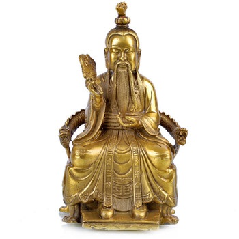 吉善缘纯铜太上老君摆件佛像 招财家居摆设0229