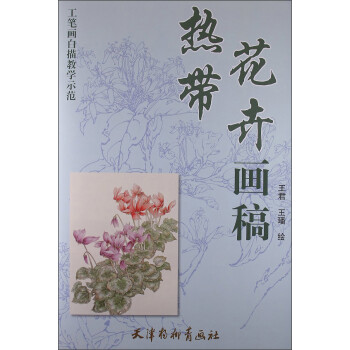 工笔画白描教学示范：热带花卉画稿