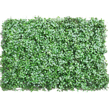 
                                        强迪双层加密米兰草坪加大加宽仿真人造装饰草皮2片装 绿色 40*60CM                