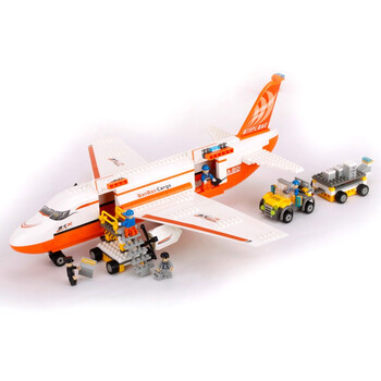 邦宝 积木拼插玩具 货运飞机8281