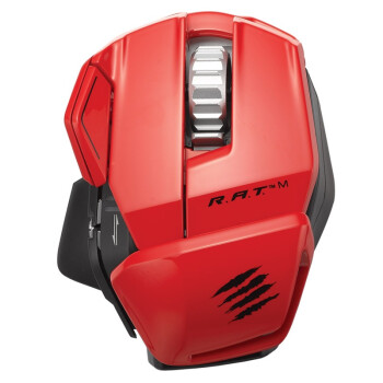 我有变身血统：Mad Catz 美加狮 R.A.T. M Wireless 赤魔版 无线鼠标