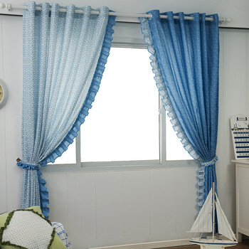 同依 唯美素雅 打孔/挂钩式窗帘 成品定制窗帘 半遮光窗帘 190-15q