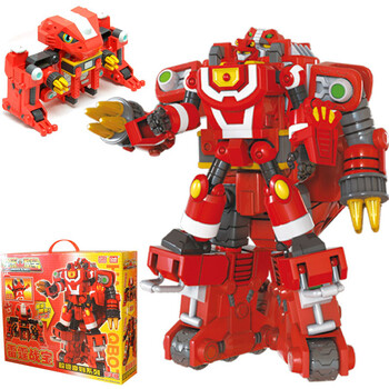 灵动创想ldcx 快乐酷宝 儿童玩具 蛙王酷宝 雷霆战宝变形玩具 7513