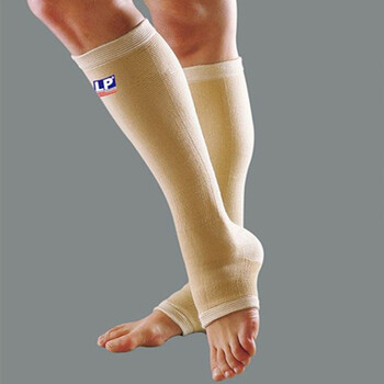 lp欧比护具 lp957护腿 保暖透气舒适 缓解静脉曲张 修饰腿形 肤色两只