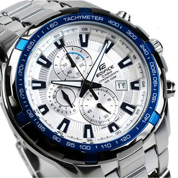 casio卡西欧 edificeef-539d/540d系列 大表盘钢带运动男士手表 ef