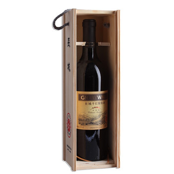 长城干红 四星赤霞珠干红葡萄酒(木盒装)750ml