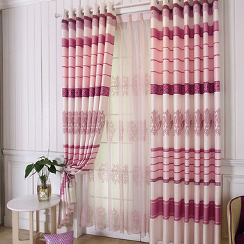 红山玉成品窗帘定制布料 欧式简约客厅卧室书房遮光窗帘飘窗特价 趣味