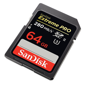闪迪（SanDisk）至尊超极速SDXC UHS-II存储卡 64GB 读速280MB/s