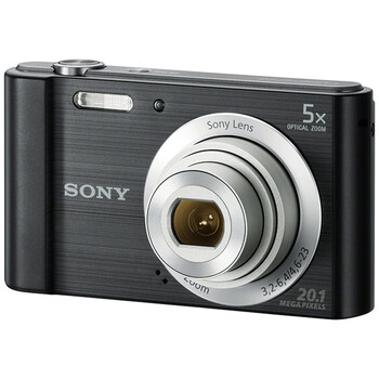
                                                                                索尼（SONY） DSC-W800 便携数码相机/照相机/卡片机 黑色（约2010万像素 5倍光学变焦 2.7英寸屏 26mm广角）                
